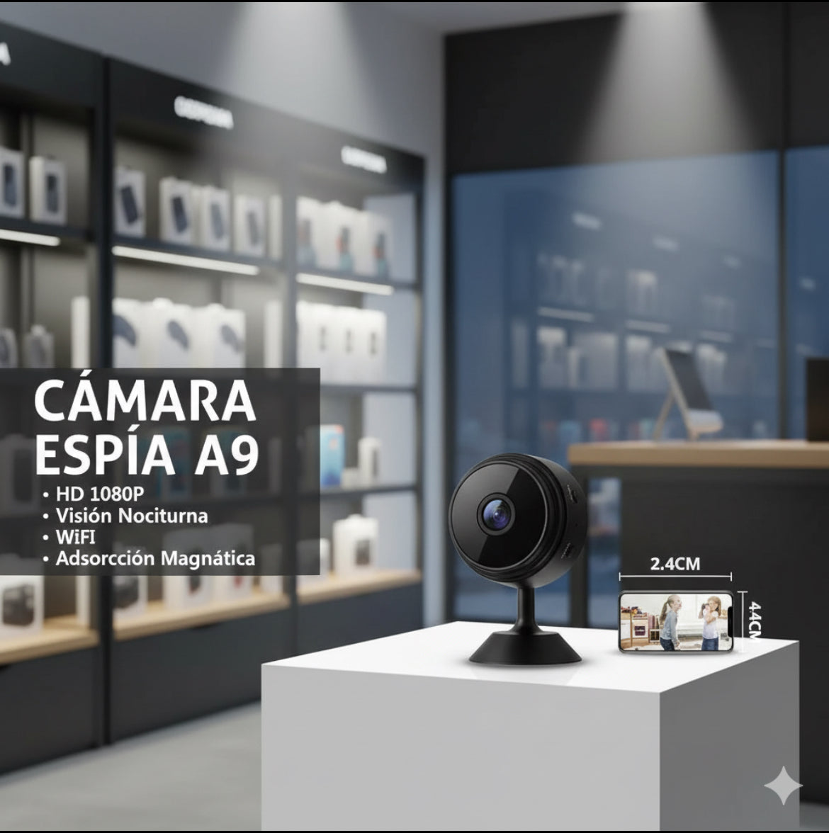 ¡LLEVA 3 CÁMARAS A9 WI-FI DE SEGURIDAD! + REGALO TARJETA 32GB